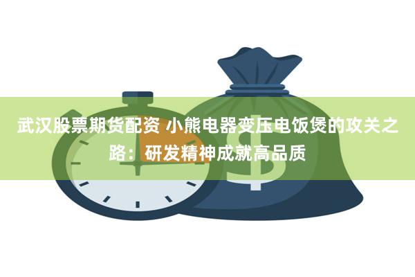 武汉股票期货配资 小熊电器变压电饭煲的攻关之路：研发精神成就高品质