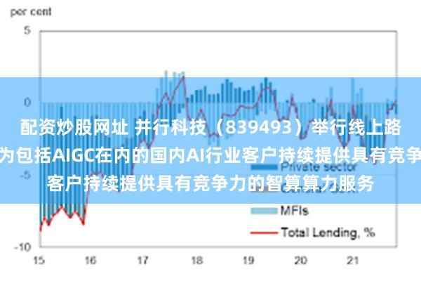 配资炒股网址 并行科技(839493)举行线上路演活动:公司将会为包括AIGC在内的国内AI行业客户持续提供具有竞争力的智算算力服务